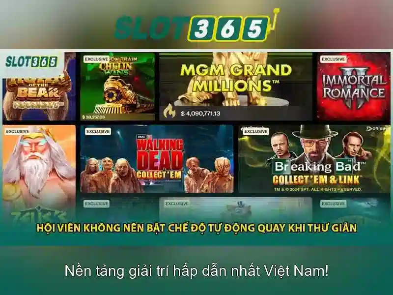 Slot365: Trải nghiệm casino trực tuyến và trò chơi máy đánh bạc hàng đầu